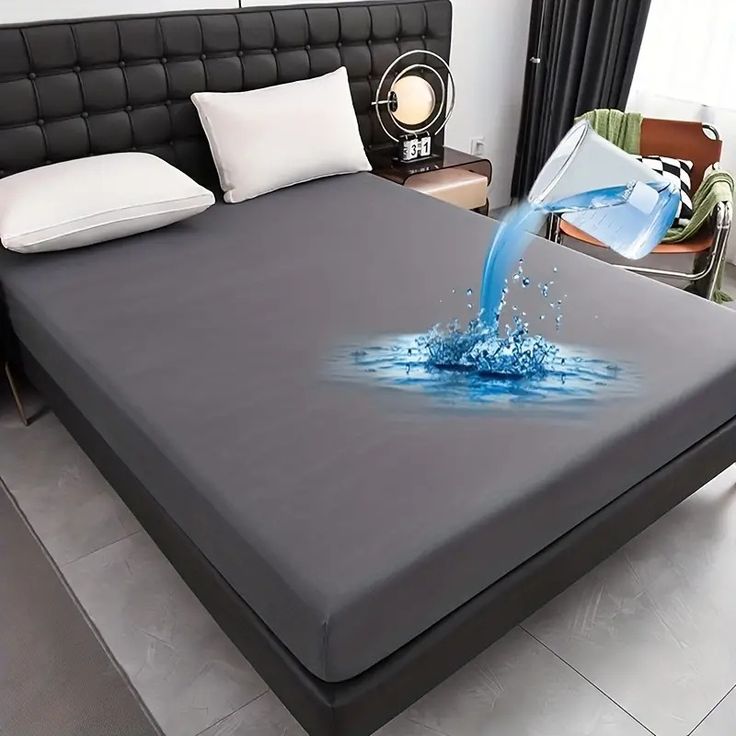 Plain Waterproof Mattress Cover