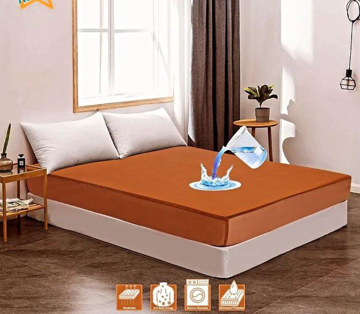 Plain Waterproof Mattress Cover